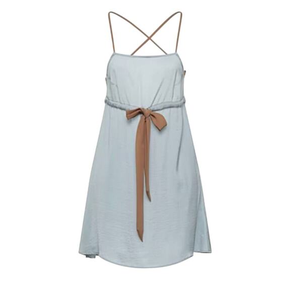 For Love and Lemons slip dress sky blue M